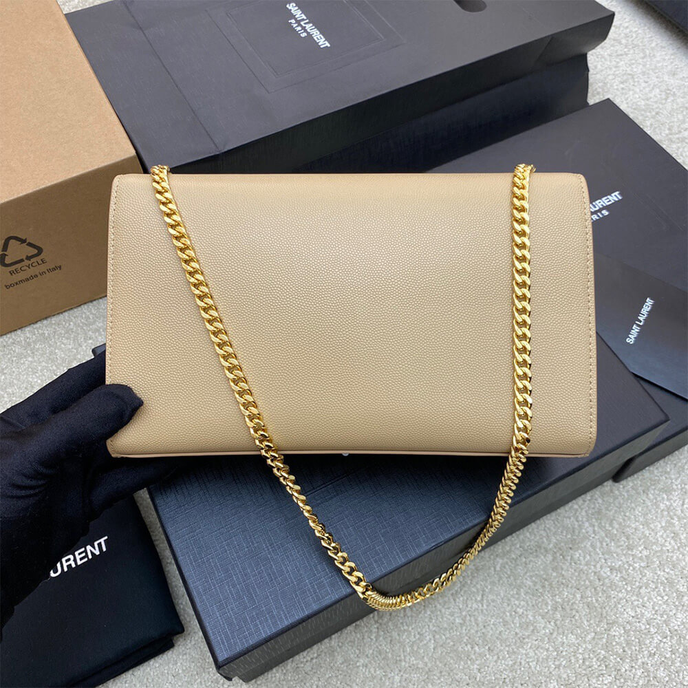 Y51 kate medium tassel in grain de poudre embossed leather
