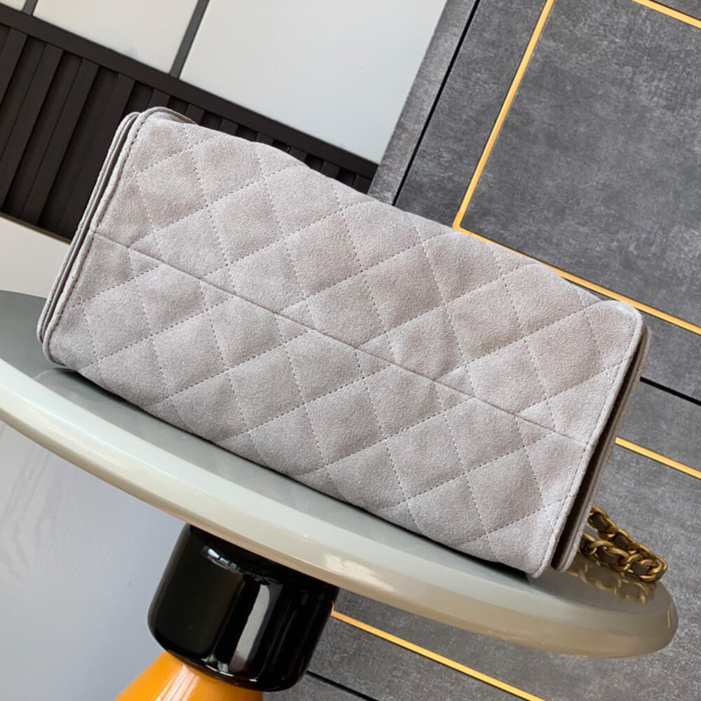 Ch**el 25 small handbag suede(high-end grade)