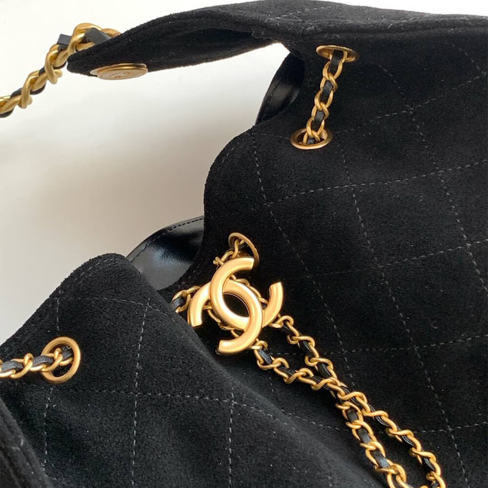 Ch**el 25 medium handbag suede(high-end grade)