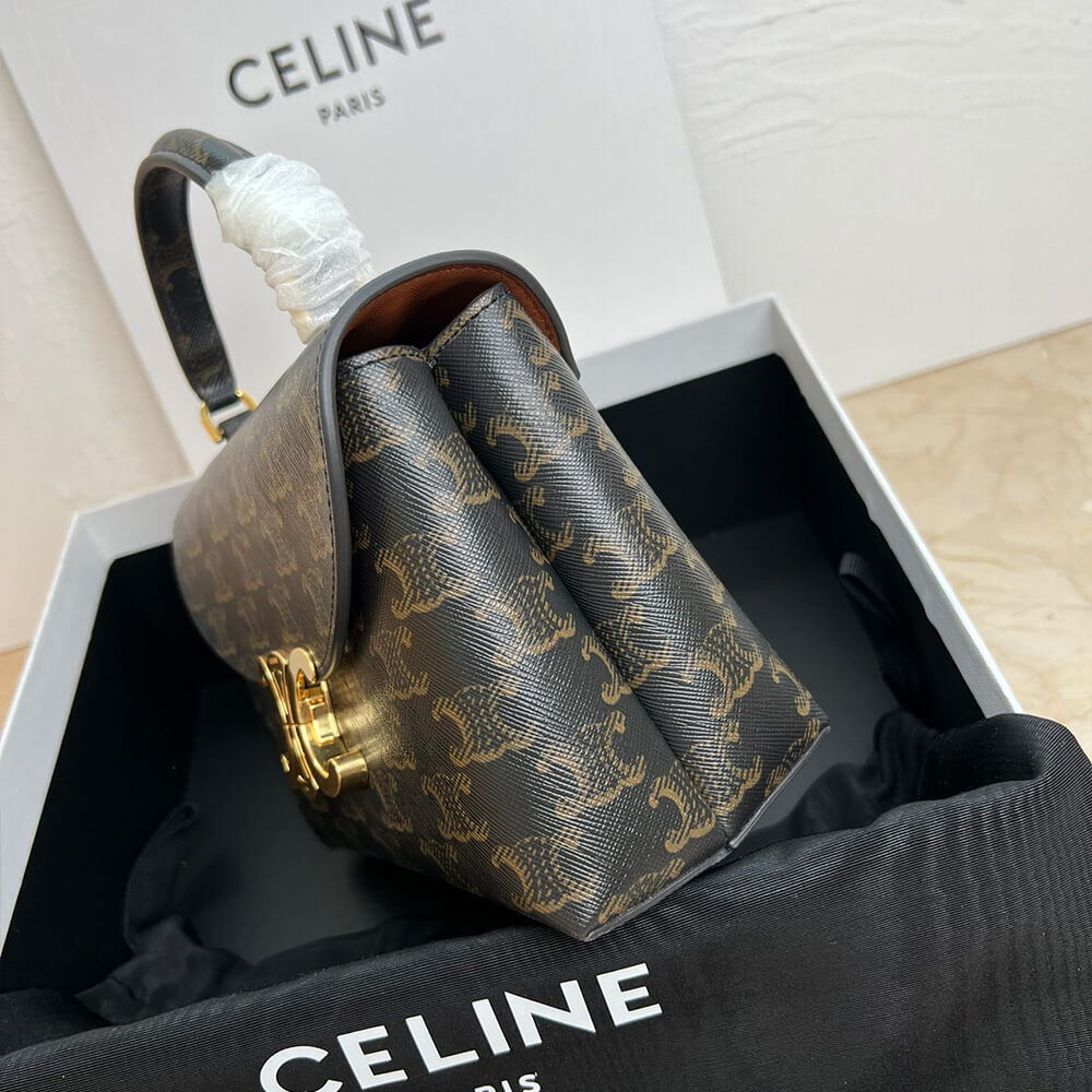 Ce1i*e teen nino bag in triomphe canvas