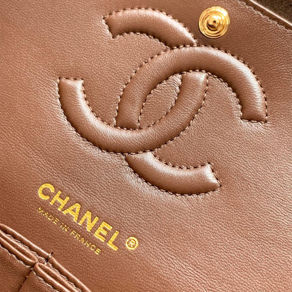 Ch**el suede classic double flap handbag(high-end grade)