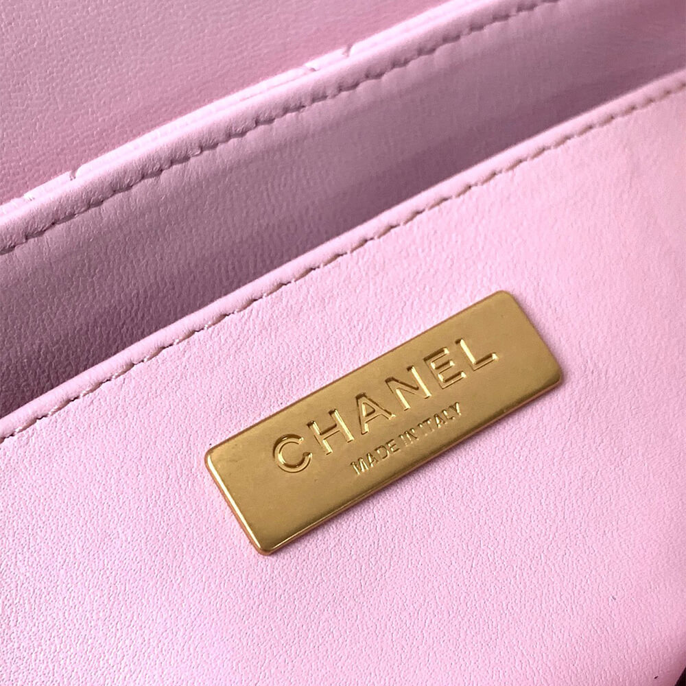 Ch**el small flap bag with top handle(high-end grade)