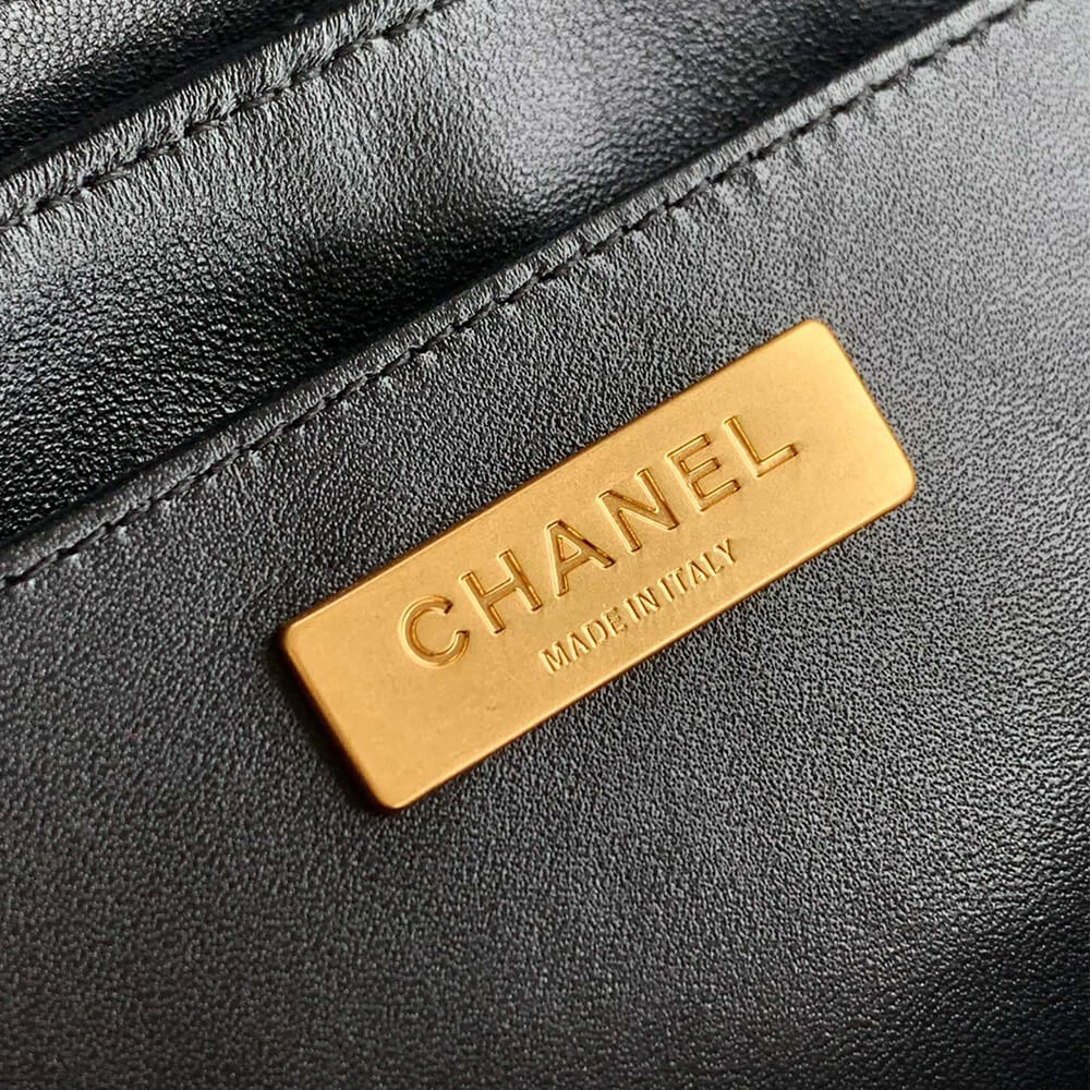 Ch**el mini flap bag with top handle(high-end grade)