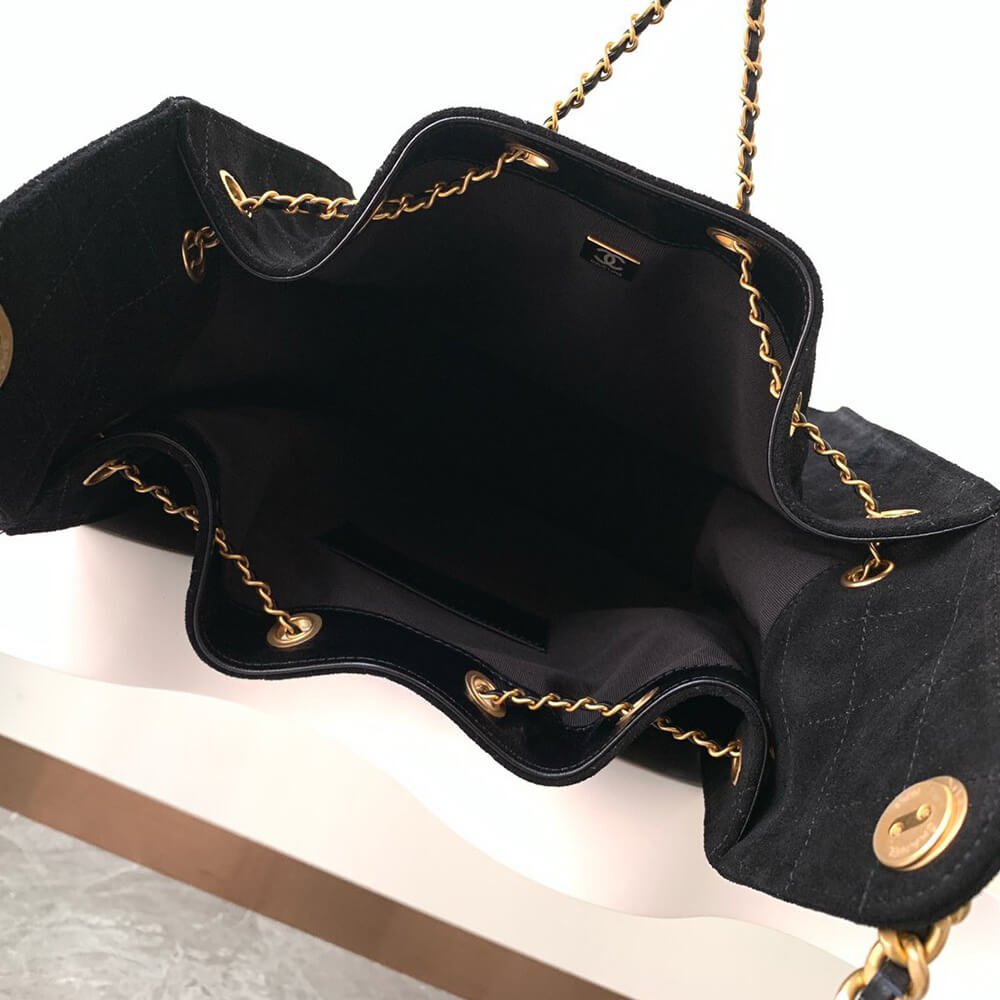 Ch**el 25 medium handbag suede(high-end grade)