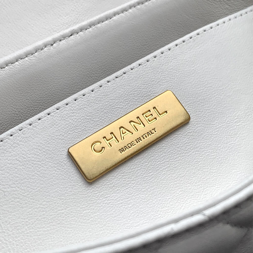 Ch**el mini flap bag with top handle(high-end grade)