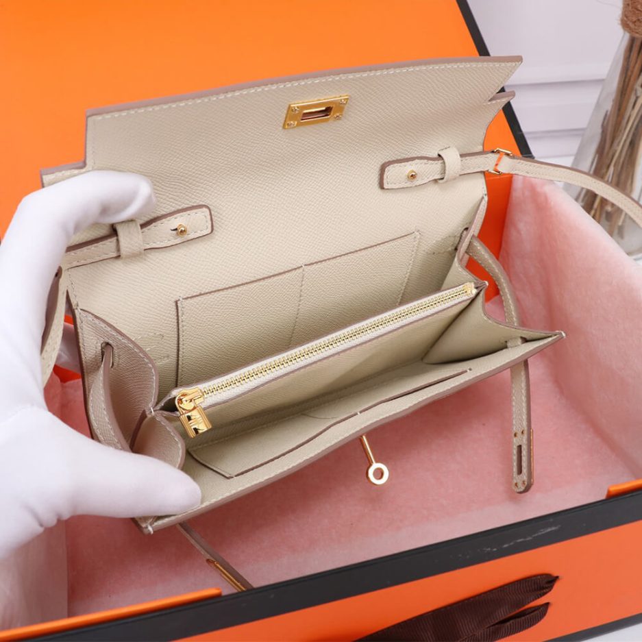 H**me5 kelly classique to go wallet(high-end grade)