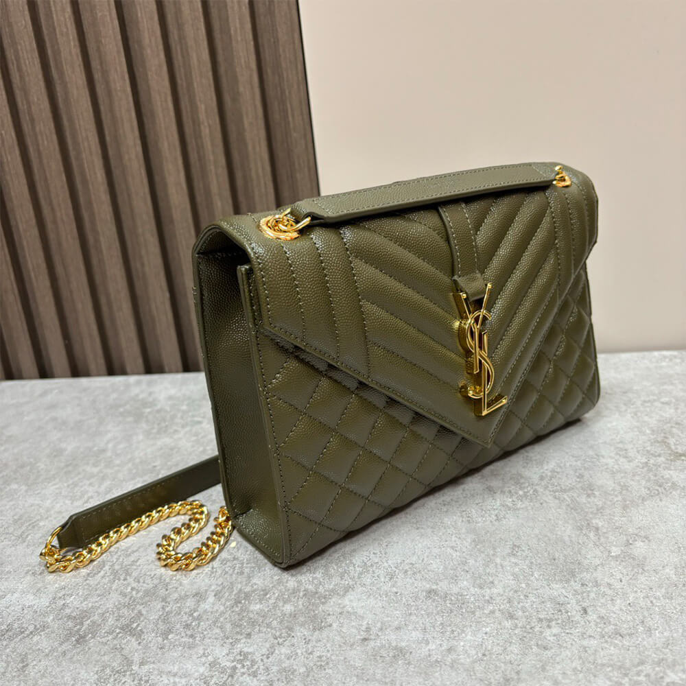 Y51 envelope medium in grained leather