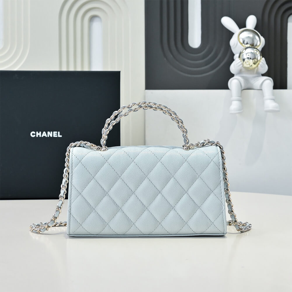 Ch**el flap phone holder with chain(high-end grade)