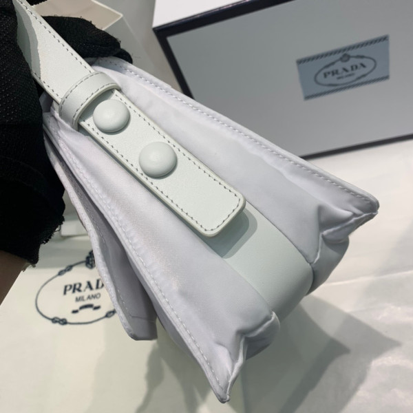 Pra*a small padded re-nylon shoulder bag