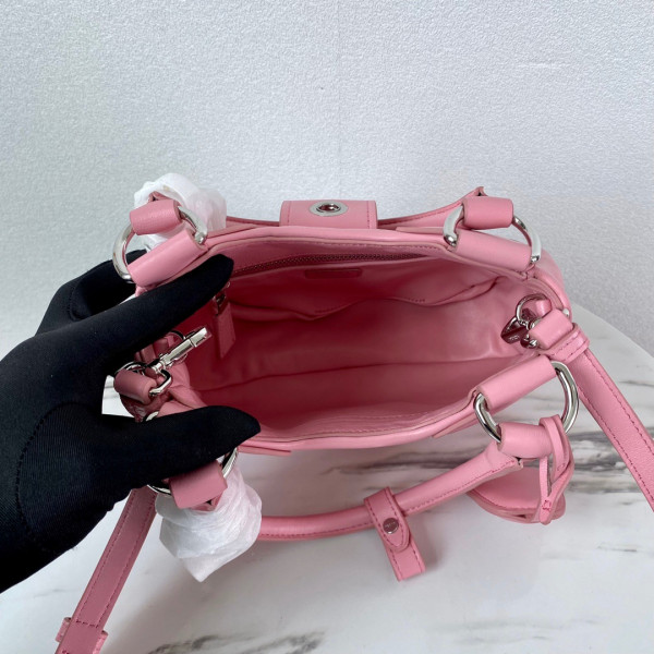 Pra*a moon padded nappa-leather bag