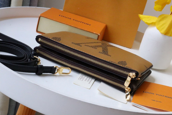 l0*is V*t0n double zip pochette