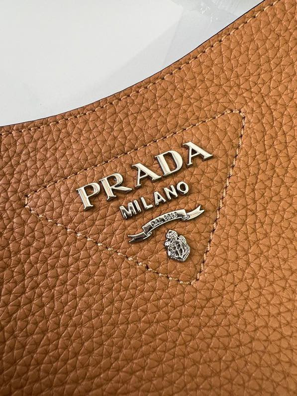 Pra*a leather mini shoulder bag