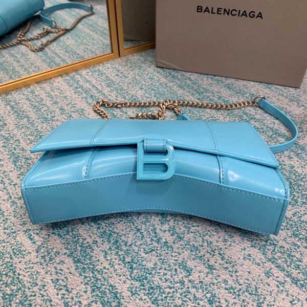 Ba*len*cia*ga  hourglass chain bag
