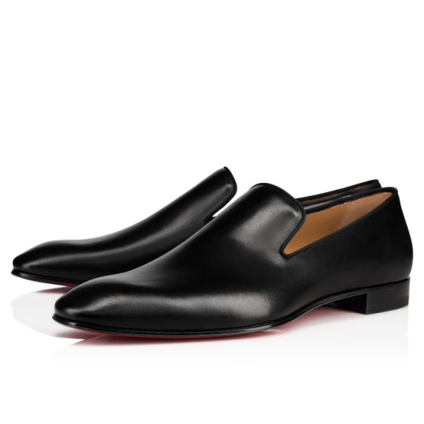 Ch**an louboutin loafers - calf leather - black - men