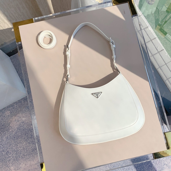 Pra*a cleo brushed leather shoulder bag