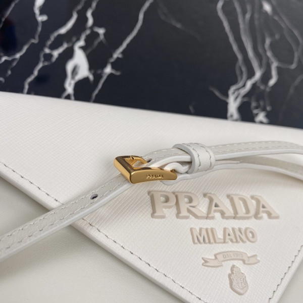 Pra*a saffiano leather mini-bag