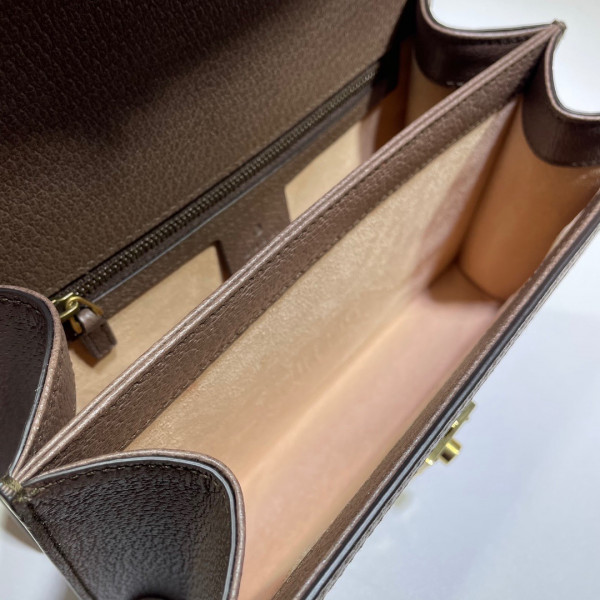 G*u*i ophidia small top handle bag with web