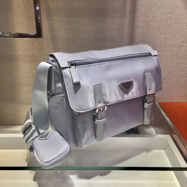 Pra*a medium nylon shoulder bag