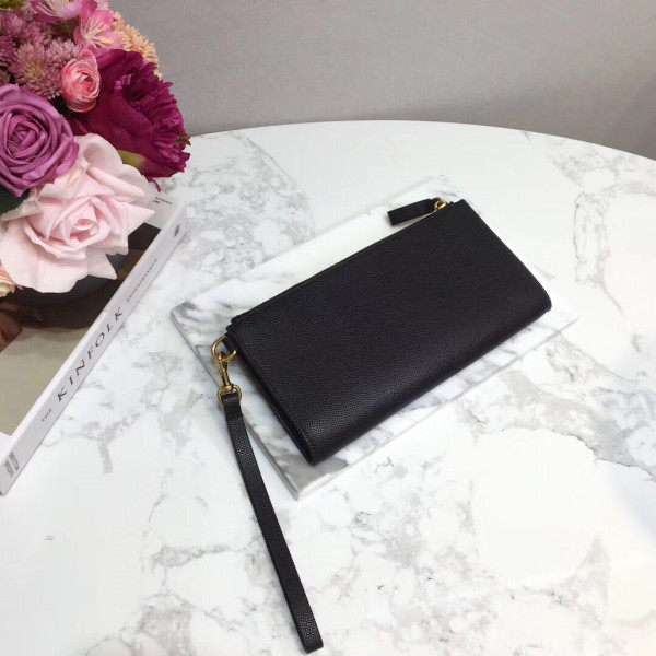 VALENTINO GARAVANI VSLING GRAINY CLUTCH