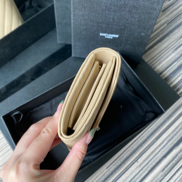 Y*L monogram large flap wallet