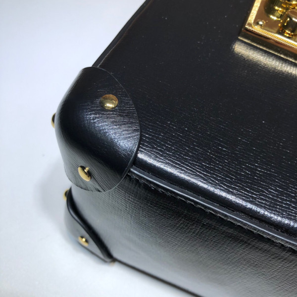 G*u*i padlock gg small bamboo shoulder bag