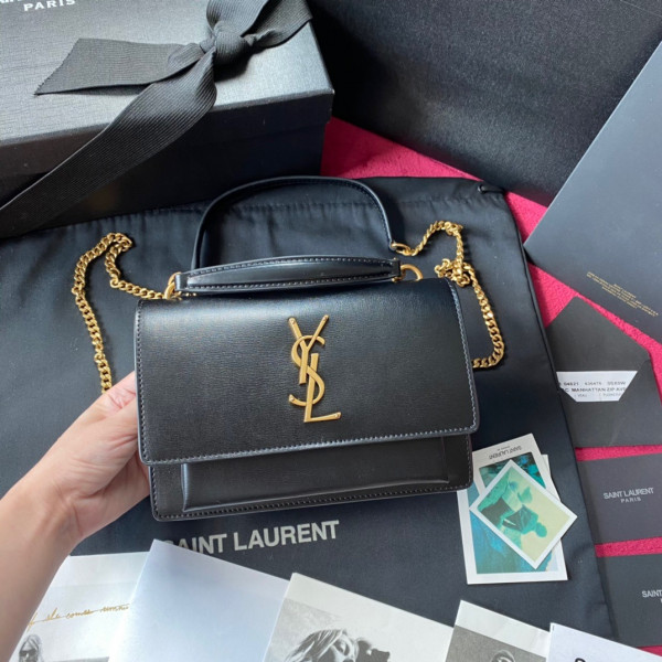 Y*L sunset in crocodile-embossed shiny leather