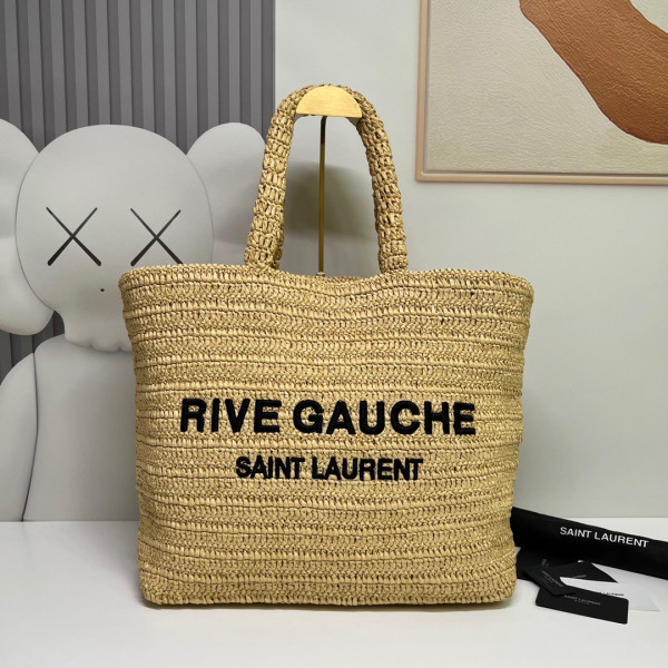 y*l rive gauche S*pple tote bag