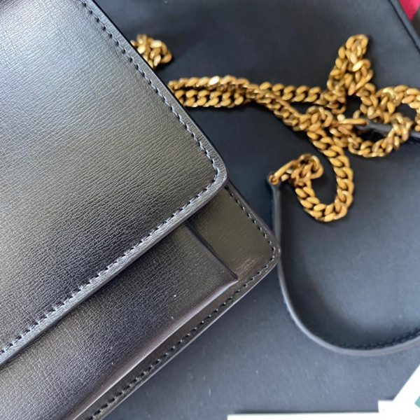 Y*L sunset in crocodile-embossed shiny leather