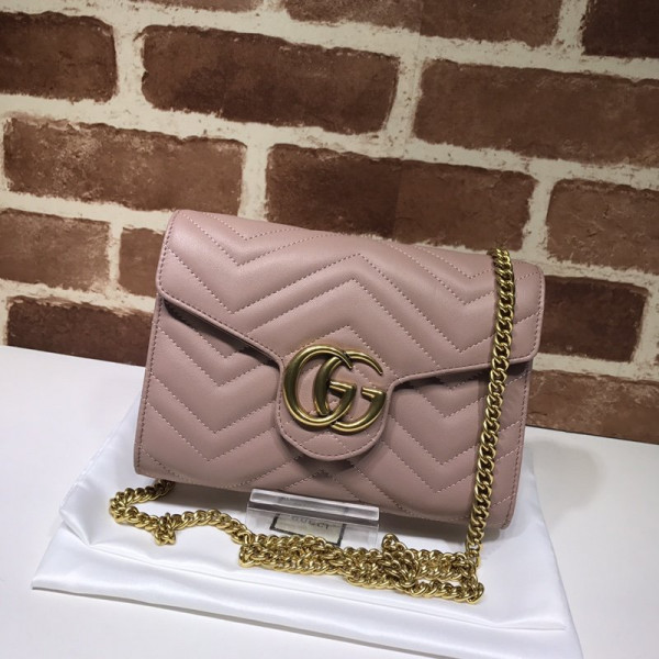 G*u*i gg marmont chain wallet