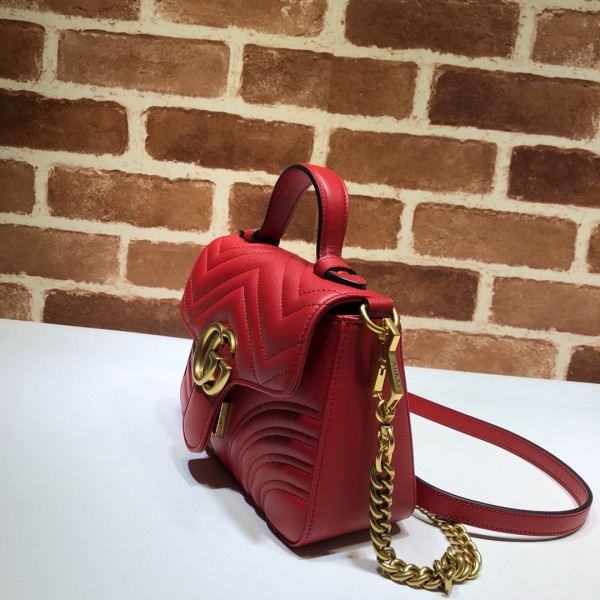 G*u*i gg marmont mini top handle bag