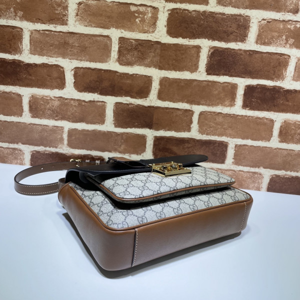 G*u*i padlock small shoulder bag