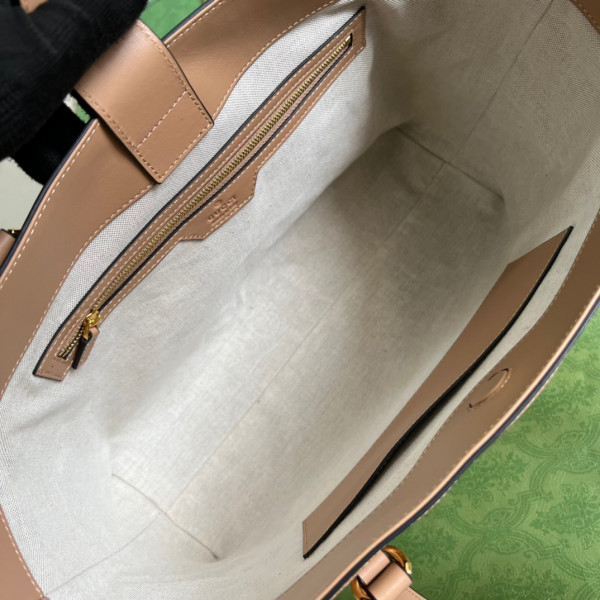 G*u*i gg matelassé leather medium tote
