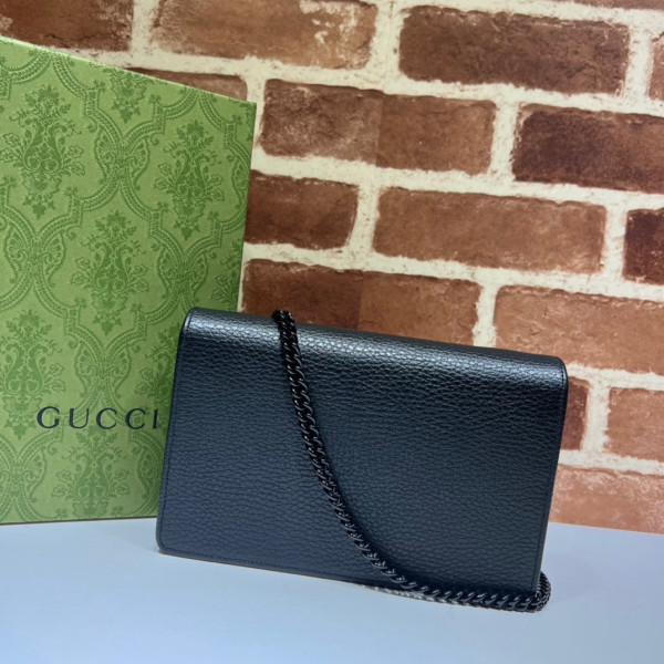 G*u*i gg marmont chain wallet