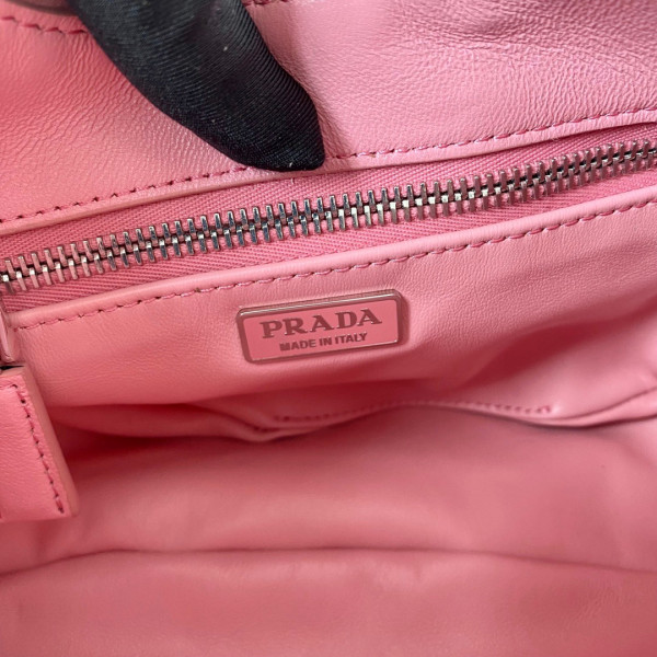 Pra*a moon padded nappa-leather bag