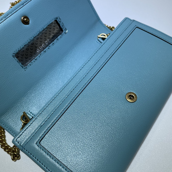 G*u*i diana chain wallet with bamboo