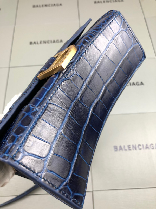 Ba*len*cia*ga hourglass xs top handle bag