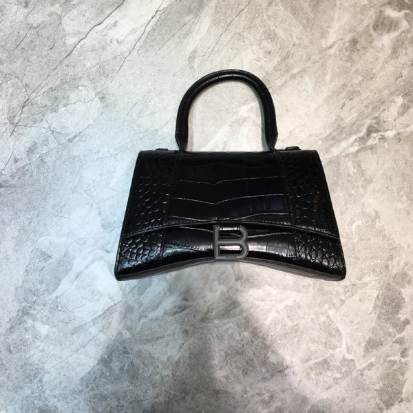 Ba*len*cia*ga hourglass small top handle bag