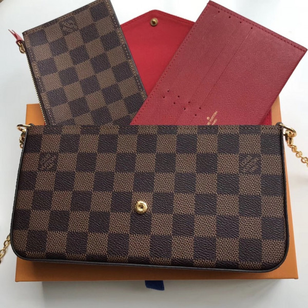 l0*is V*t0n pochette felicie damier bag n63032