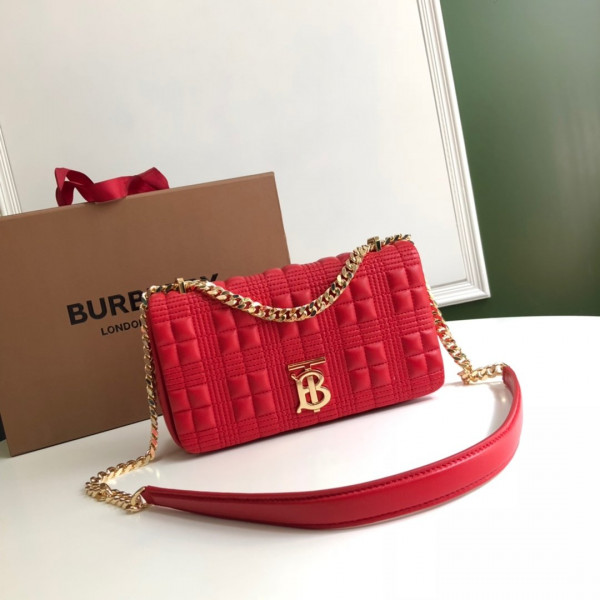 B**rry small quilted check lambskin lola bag