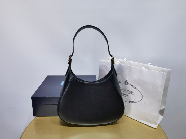 Pra*a leather shoulder bag