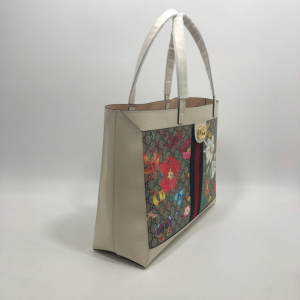 g*u*i gg S*p*e monogram flora web large ophidia tote