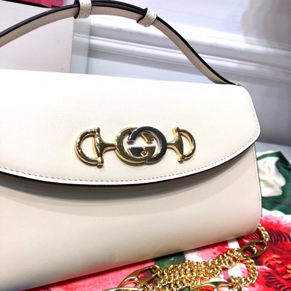 G*u*i zumi smooth leather small shoulder bag