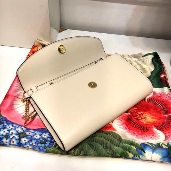 G*u*i zumi smooth leather small shoulder bag