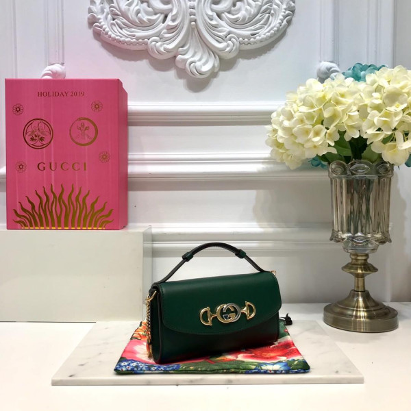 G*u*i zumi smooth leather mini shoulder bag