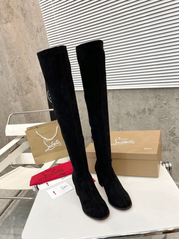 Ch**an louboutin high boots