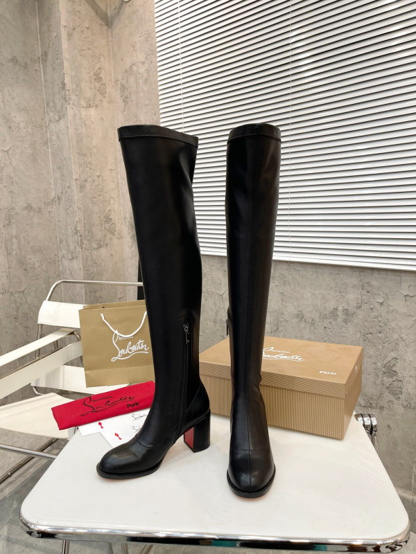 Ch**an louboutin high boots