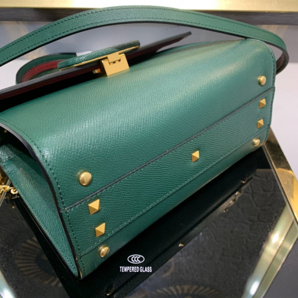 VALENTINO SMALL VSLING GRAINY CALFSKIN HANDBAG