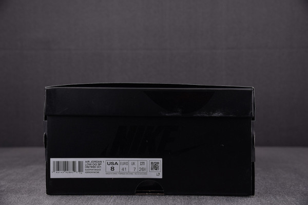 JORDAN 1 RETRO LOW OG SP TRAVIS SCOTT BLACK PHANTOM DM7866-001