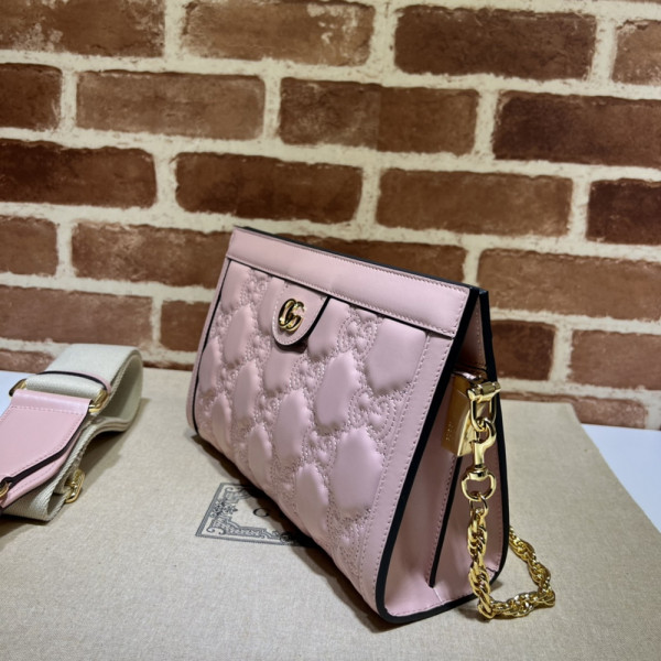 G*u*i gg matelassé leather shoulder bag