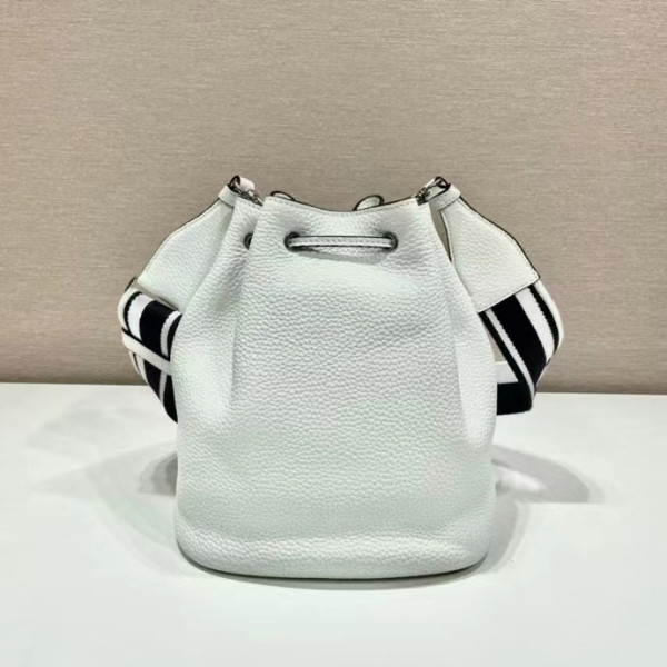 Pra*a  leather bucket bag